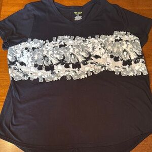 Black and Gray Graphic Tee Tec Gear 1X